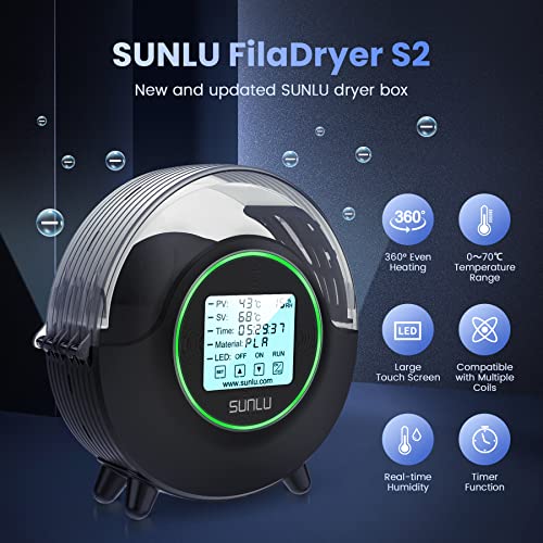 SUNLU S2 3D Printer Filament Dryer & Dehydrator