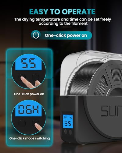 SUNLU S1 Plus Filament Dryer for 3D Printing