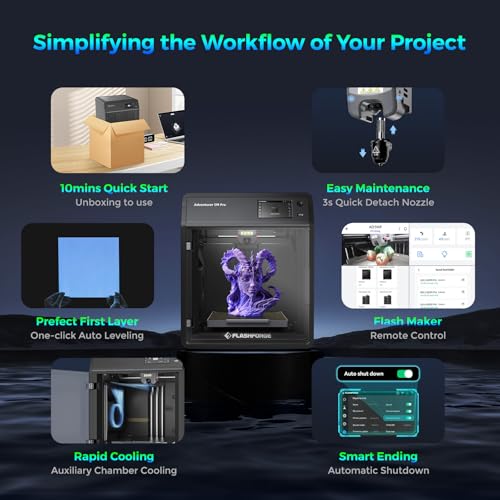 Flashforge Adventurer 5M Pro High-Speed 3D Printer