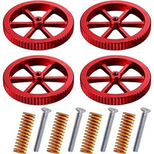 Metal Leveling Nuts for 3D Printers - 4 Pcs