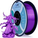 Purple Silk PLA Filament 1.75mm 1KG