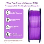 Purple Silk PLA Filament 1.75mm 1KG