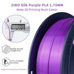 Purple Silk PLA Filament 1.75mm 1KG