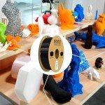 Eono Black PLA Filament for 3D Printer