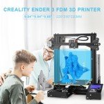 Creality Ender 3 3D Printer with Fiberglass Plate