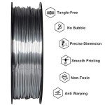 GIANTARM Silk Silver PLA Filament 1.75mm 1kg