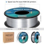 GIANTARM Silk Silver PLA Filament 1.75mm 1kg
