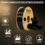 Eono Black PETG Filament for 3D Printing