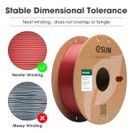 eSUN 1.75mm PLA Filament - 4 Spools Variety