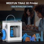 WEEFUN Tina2 Mini 3D Printer with Auto Leveling