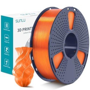 SUNLU PLA+ 3D Printer Filament - Transparent Orange