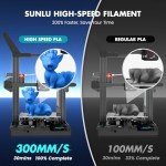 SUNLU High-Speed PLA Filament 1.75mm - White