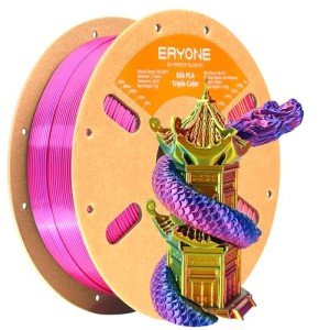 Silk PLA Filament, Triple Color, 1KG Spool