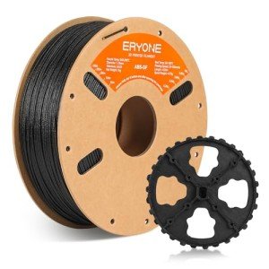 Black 1.75mm Glass Fiber ABS Filament 1kg Spool