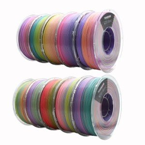 YUANEANG Rainbow ABS+ 3D Printer Filament 10KG