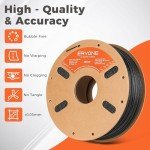 Black 1.75mm Glass Fiber ABS Filament 1kg Spool