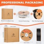 Black 1.75mm Glass Fiber ABS Filament 1kg Spool