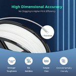 FLASHFORGE ABS PRO 3D Printer Filament - White