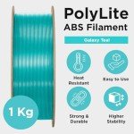 PolyLite Galaxy Teal ABS Filament 1.75mm 1kg