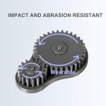 ERYONE 1.75mm ABS Plus Grey 3D Printing Filament
