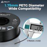 Creality 1.75mm Black PETG 3D Printer Filament