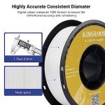 Kingroon 1.75mm White PETG Filament - 1KG
