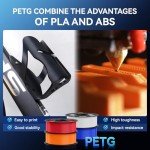 JAYO 1.75mm PETG Filament - Black 1.1KG Spool