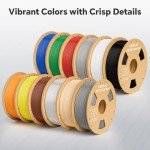 DEEPLEE 1KG Black PETG Filament for 3D Printers