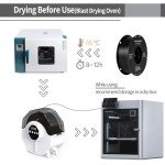 PETG GF 3D Printer Filament – Frosted Black