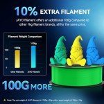 JAYO 1.75mm PETG Filament - Black 1.1KG Spool