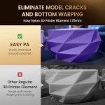 SUNLU Easy PA 3D Printer Filament 1.75mm, Black