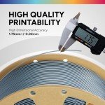 OVERTURE 1.75mm Metallic Gray PLA 3D Filament