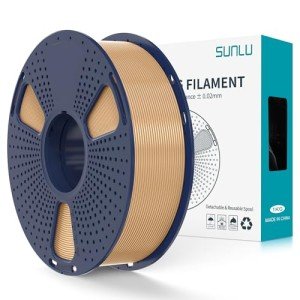 SUNLU PLA+ 2.0 3D Printer Filament - Wood Color