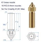 10PCS Brass Nozzle Kit for 3D Printers