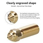 10PCS Brass Nozzle Kit for 3D Printers