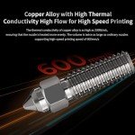 Creality K1 Nozzle Kit: 8 Copper & Steel Nozzles