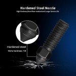 Creality K1 Nozzle Kit: 8 Copper & Steel Nozzles
