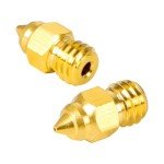 20 Pack 0.4mm Brass Nozzles for 3D Printers
