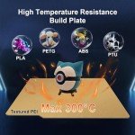 HIKUDIY Double-Sided PEI Build Plate for 3D Printers