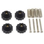 Befenybay 4PCS Leveling Nuts and Hot Bed Springs