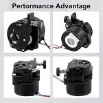 K1/K1C High-Speed Dual Gear Extruder Kit
