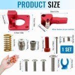 Upgraded Dual Gear Extruder for Ender 3 Printers