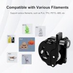 K1/K1C Dual Gear High-Speed Extruder Kit