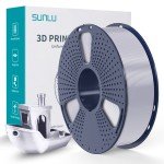 SUNLU Silk Silver PLA+ 3D Filament 1Kg