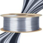 YOUSU Silk PLA Filament 1.75mm - Shiny Silver