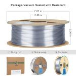 YOUSU Silk PLA Filament 1.75mm - Shiny Silver