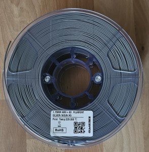HATCHBOX ABS 3D Filament 1.75mm, Black, 1kg