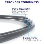 Geeetech 1.75mm Silver PETG Filament 1kg Spool