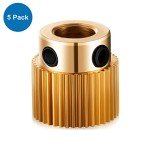 Brass Extruder Drive Gear for Creality 3D Printers