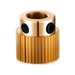 Brass Extruder Drive Gear for Creality 3D Printers